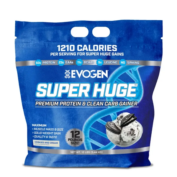 Evogen Nutrition, Super Huge, Gainer De Qualité, Cookies And Cream, 5 ...