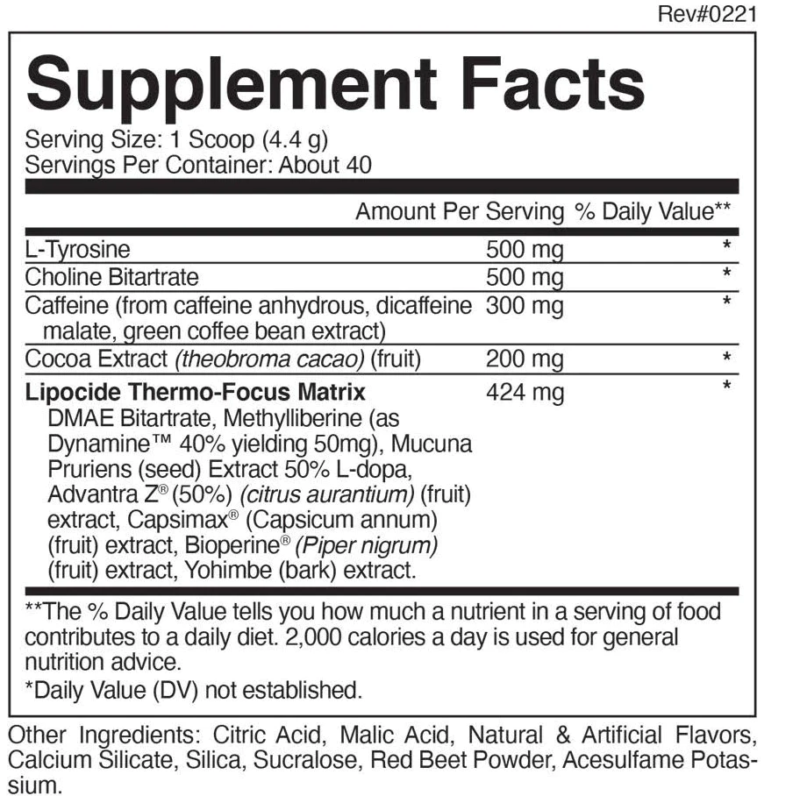 evogen-lipocide-ir-30serves-tropic-Nutrition