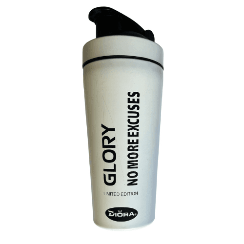 Glory, No More Excuse, Shaker, Blanc, En Acier inoxydable, 739 Ml