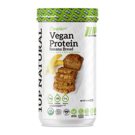 1UP Nutrition, Organic Vegan Protein, Banana Bread, 900g