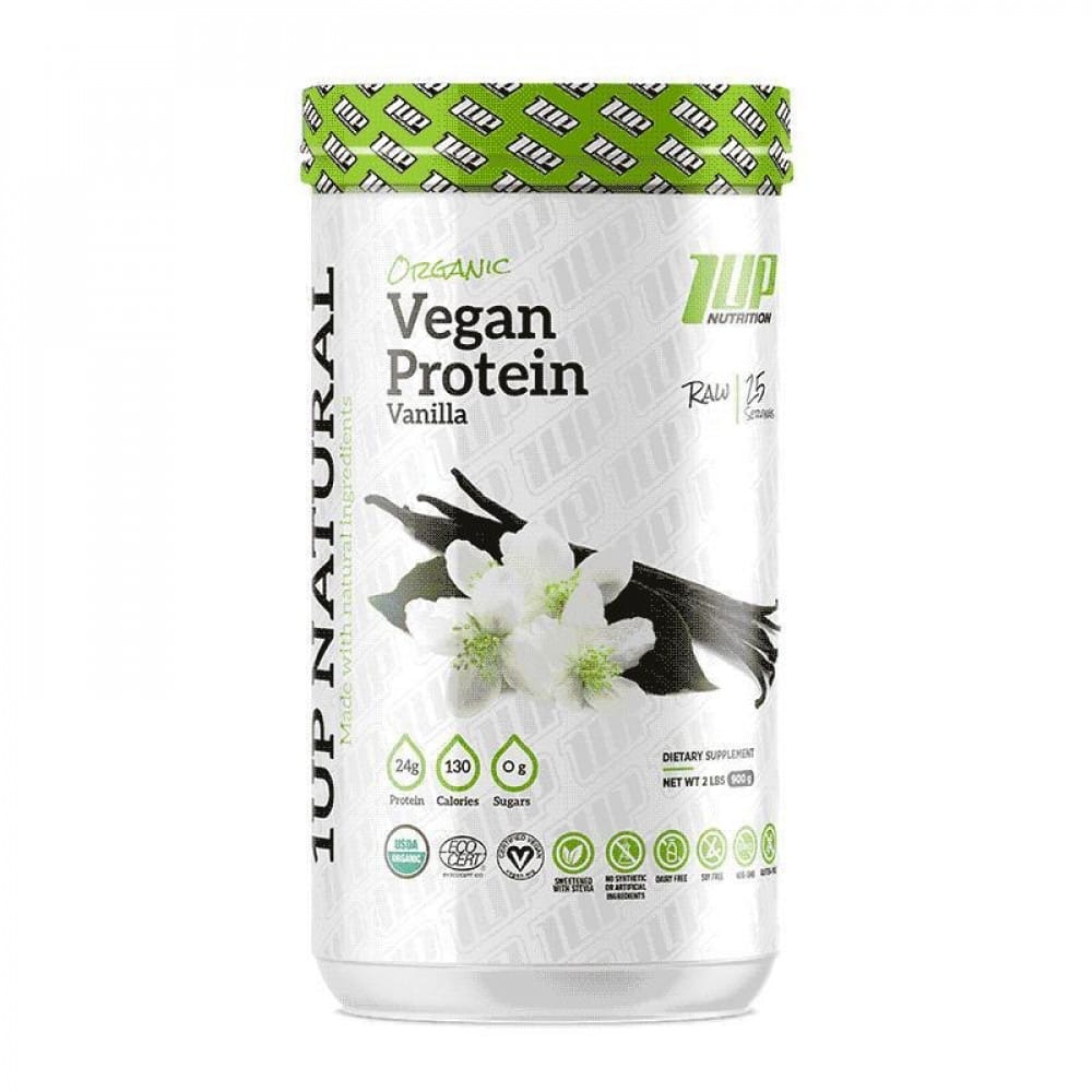 1UP Nutrition, Organic Vegan Protein, Vanille, 900g