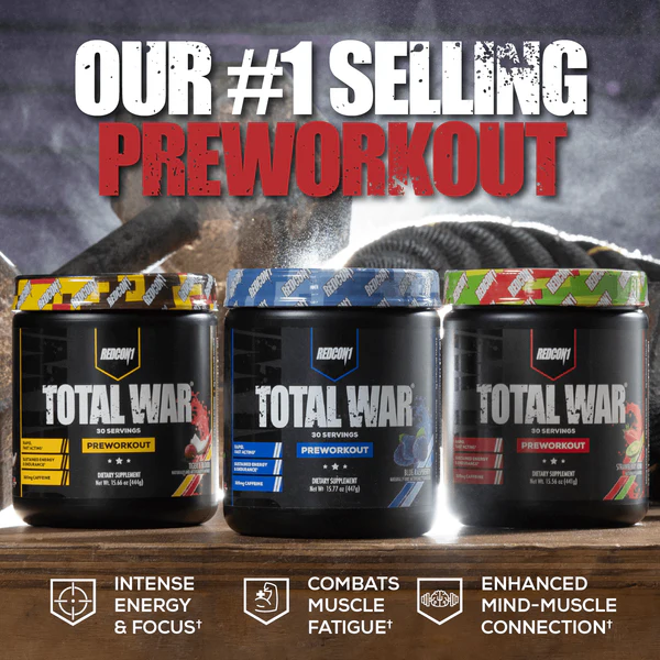 Redcon1 Total War Pre-Workout 30 Servings - Image 3