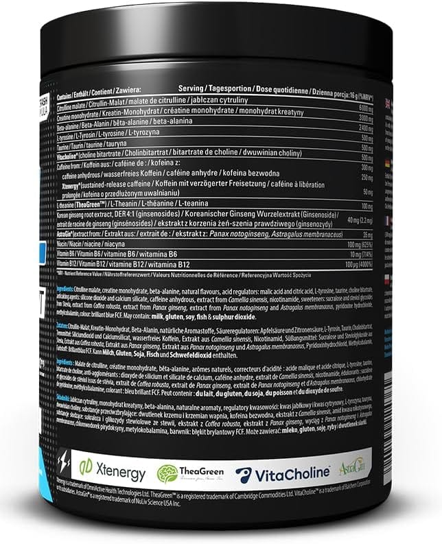 Skill Pre-Workout, Blue Raspberry - Image 4