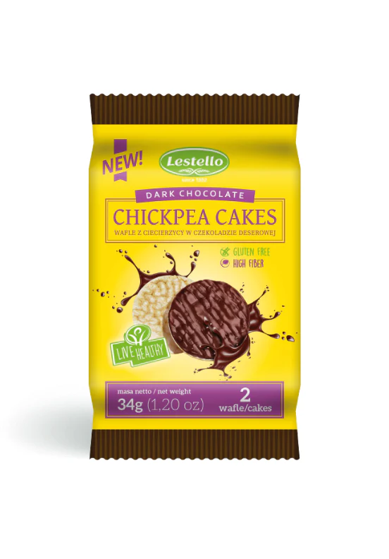 Galettes de Pois Chiches au Chocolat Noir 34g