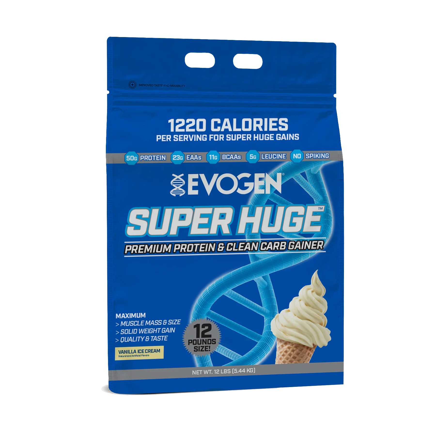 Evogen Nutrition, Super Huge, Vanilla, 5,44 kg
