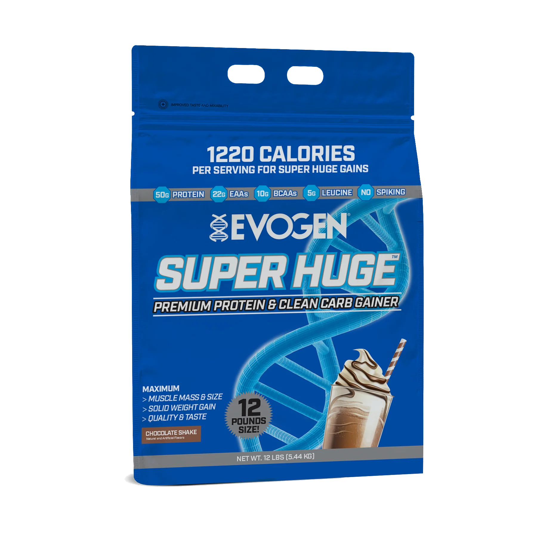 Evogen Nutrition, Super Huge, Chocolate, 5,44 kg