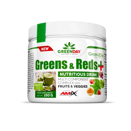 Amix, Greens & Reds + Nutritious Drink, 250G