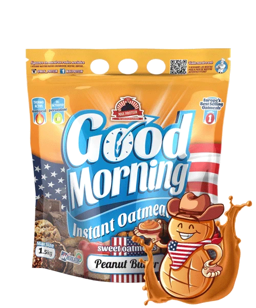 Good Morning - Flocons d'avoines instantanés (1.5kg, Peanut Butter)