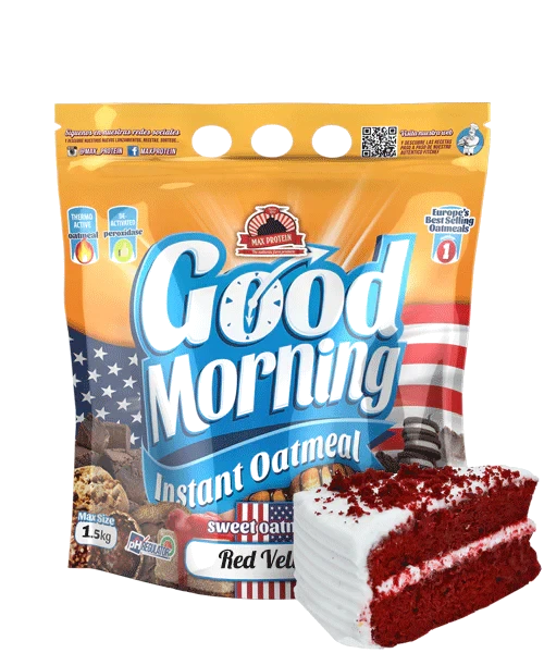 Good Morning - Flocons d'avoines instantanés (1.5kg, Red Velvet)