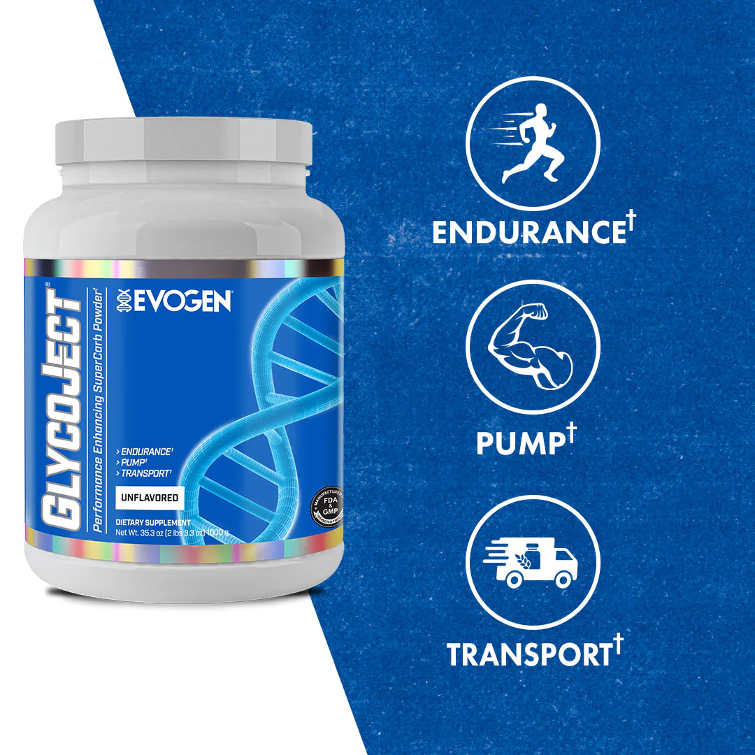 Evogen, GlycoJect, Complexes Carbs Premium, Unflavored, 1kg - Image 2