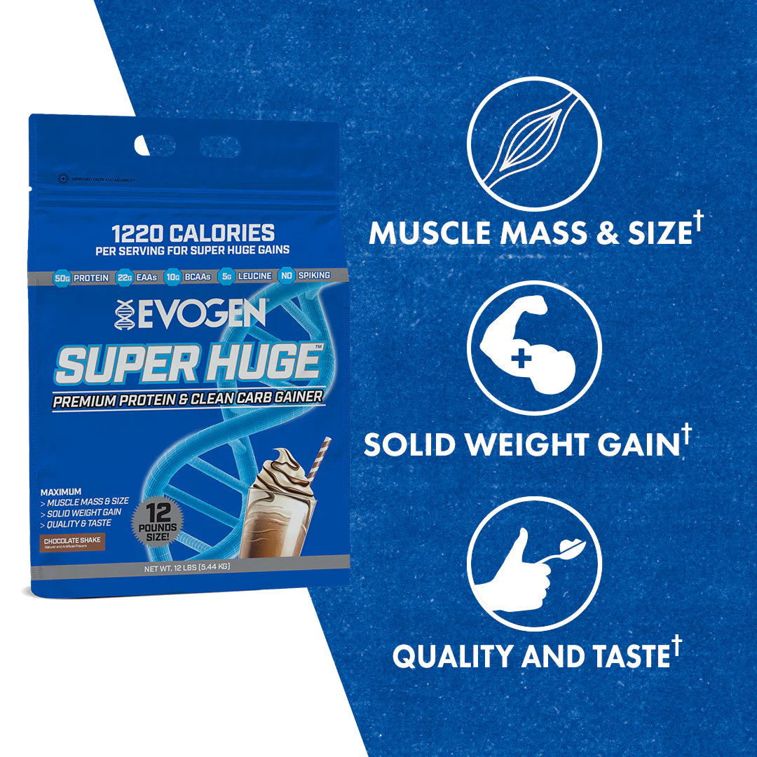 Evogen Nutrition, Super Huge, Chocolate, 5,44 kg - Image 2