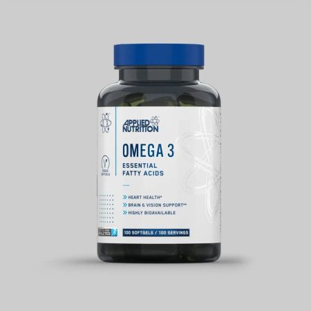 Applied Nutrition, Omega 3, 100 Gélules.