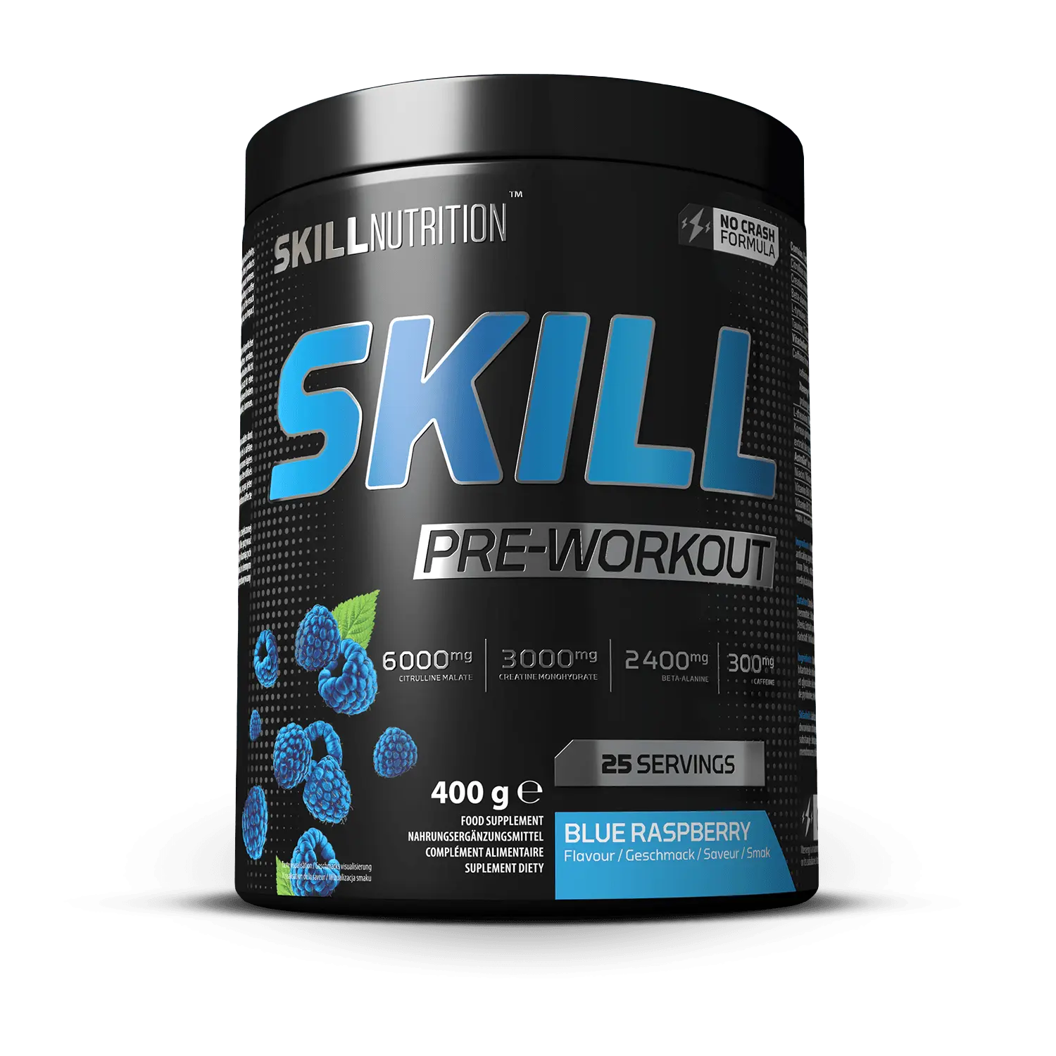 Skill Pre-Workout, Blue Raspberry