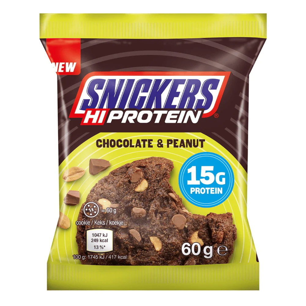 Snickers Chocolate & Peanut HI-PROTEIN Cookie 15g protein