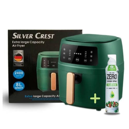 Silver Crest, Air Fryer, 8L, 2400w + Spray Oil Gratuit