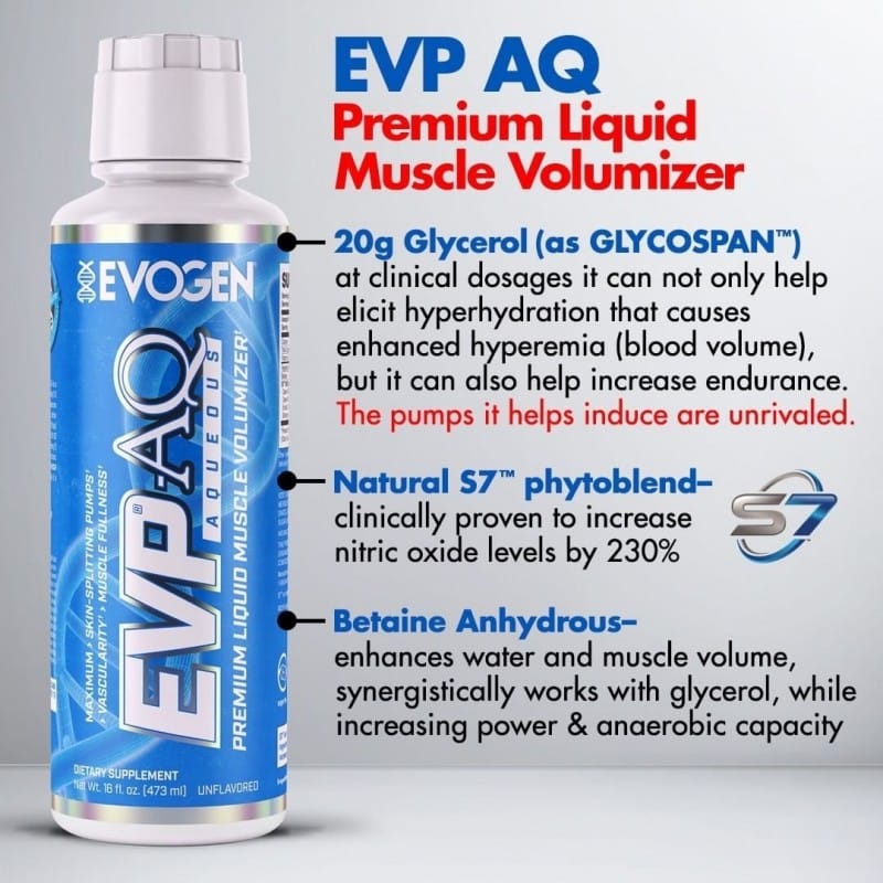 Evogen Nutrition, EVP AQ Liquid Glycerol Pre-Workout - Image 3