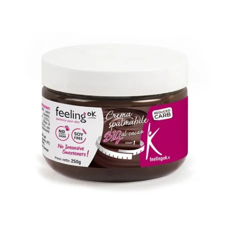 Feeling Ok, Pate À Tartiner Au Chocolat, 28% De Proteine, 250g