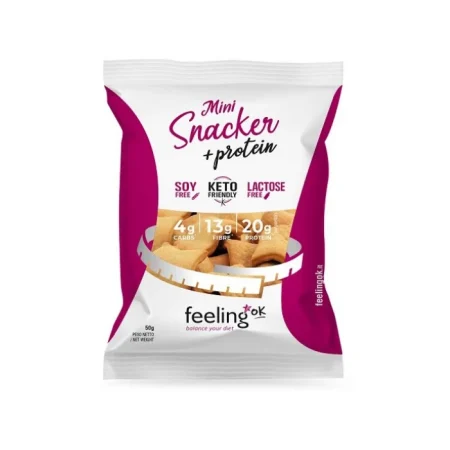 Feeling Ok, Mini Crackers Proteiné, 50g