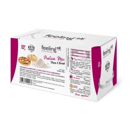 Feeling Ok,  Protein Mix Bread & Pizza, 600g