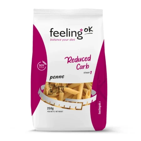 Feeling Ok, Pâtes Penne, 55% de Protein, 250g