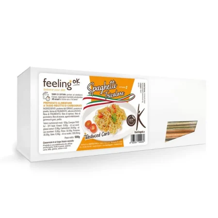 Feeling Ok, Spaghetti Tricolore, 30% de Protein, 500g
