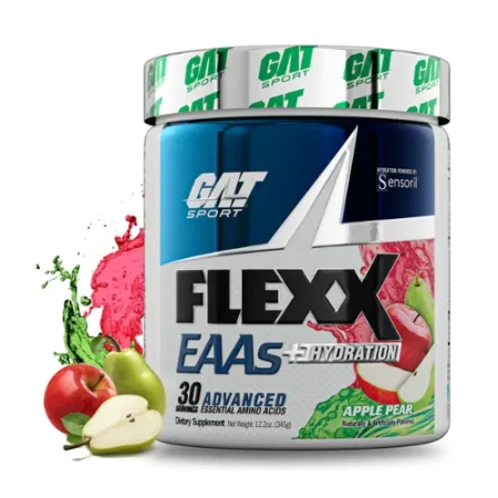 GAT, Flexx Eaas + Hydratation, Performance et Récupération, Apple Peach, 345g
