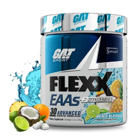 GAT, Flexx Eaas + Hydratation, Performance et Récupération, Beach Blast, 345g