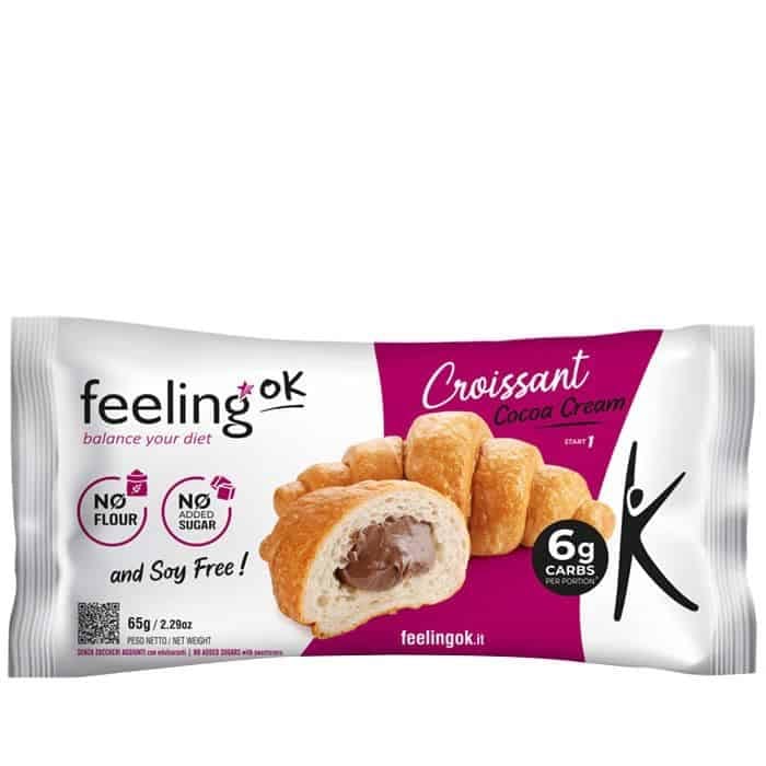 Feeling Ok, Croissant au Chocolat Protéiné, 65 gr