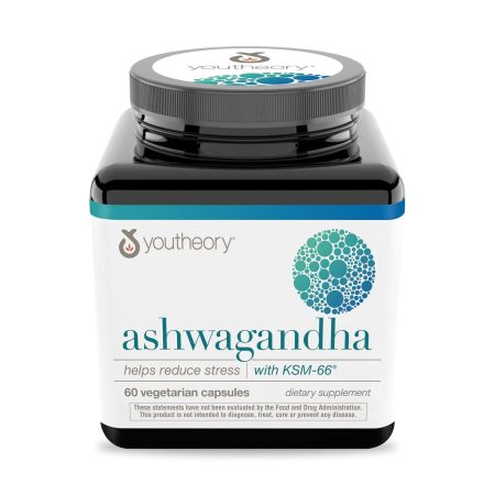 ASHWAGANDHA,KSM -66, 60 VEG Capsules