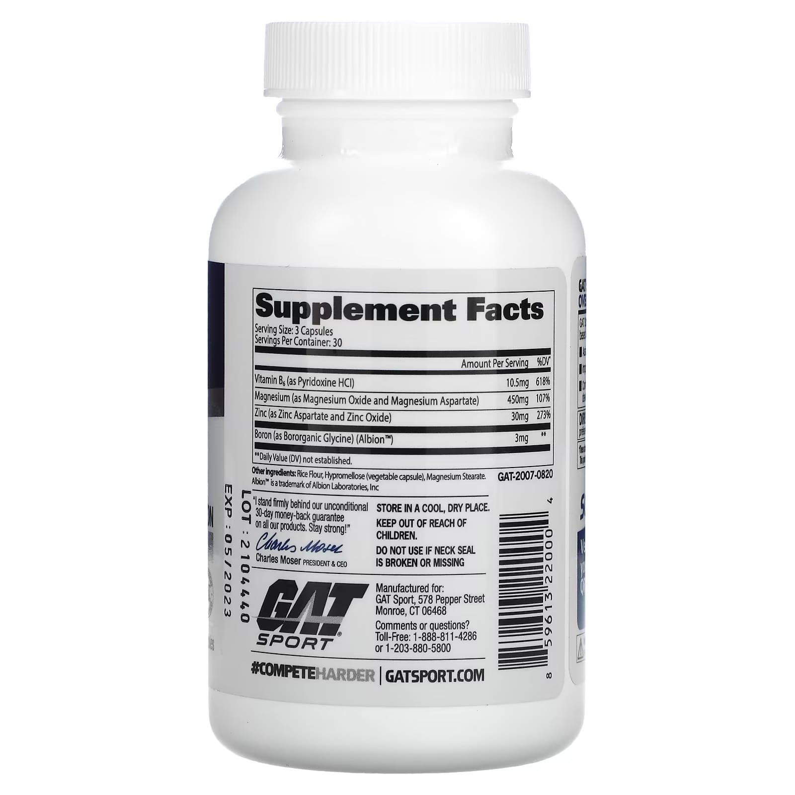 ZMAG-T 90 Capsules GAT Sport - Image 2