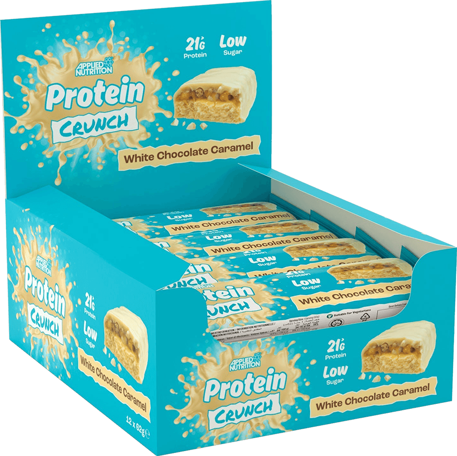 Applied Nutrition Protein Crunch Bar White Chocolate Caramel (12 x 62 g)