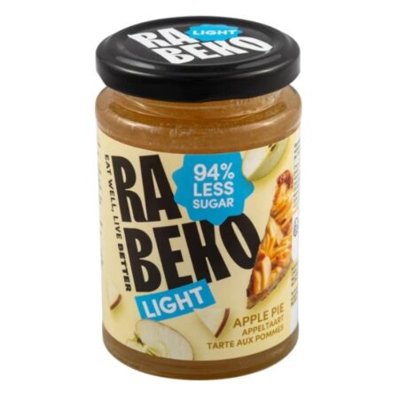 Rabeko Zero Jam Apple Pie Sans Sucre et Sans Calories 425 g