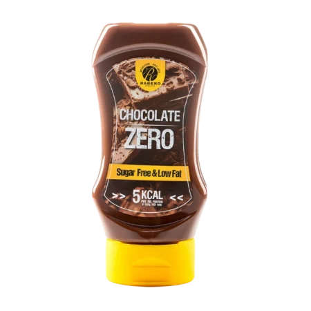 Sauce Chocolat Zéro Rabeko 350ml - Sans Sucre, Sans Calories