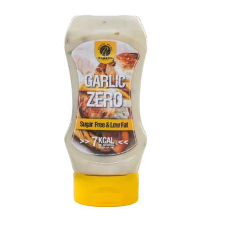 Sauce Ail Zéro Rabeko 350ml - Sans Sucre, Sans Calories