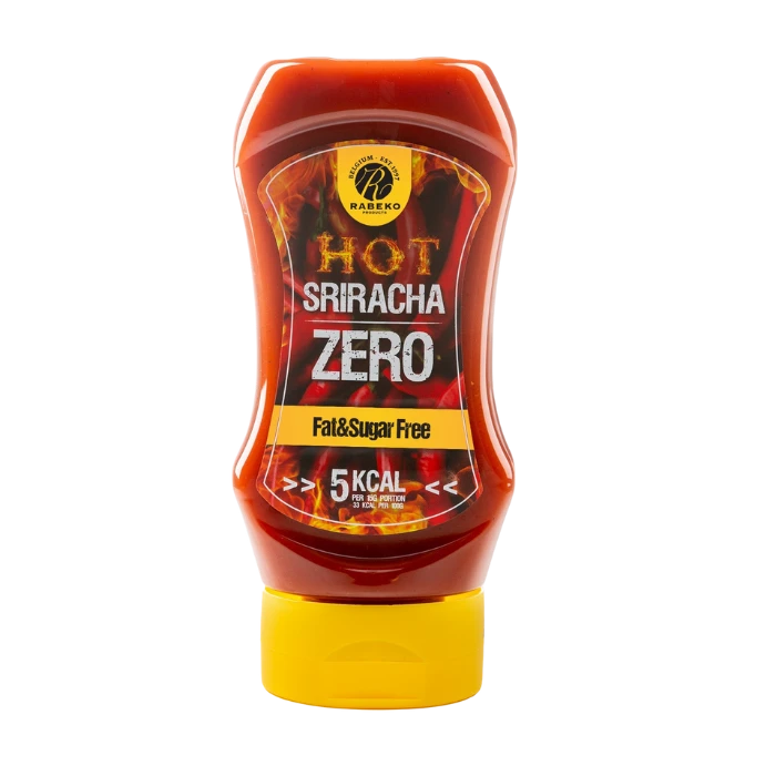 Sauce Sriracha Zéro Rabeko 350ml - Sans Sucre, Sans Calories