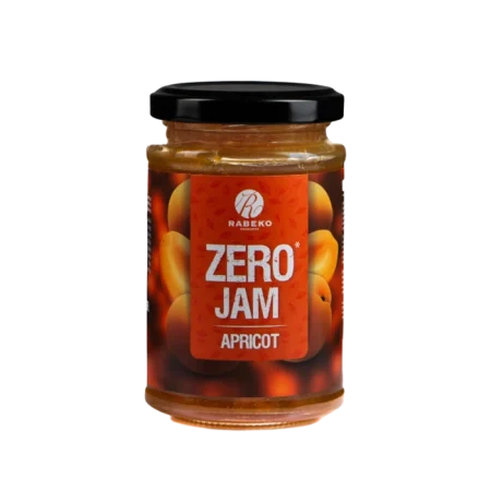 Confiture Abricot Zéro Rabeko 225g - Sans Sucre, Sans Calories