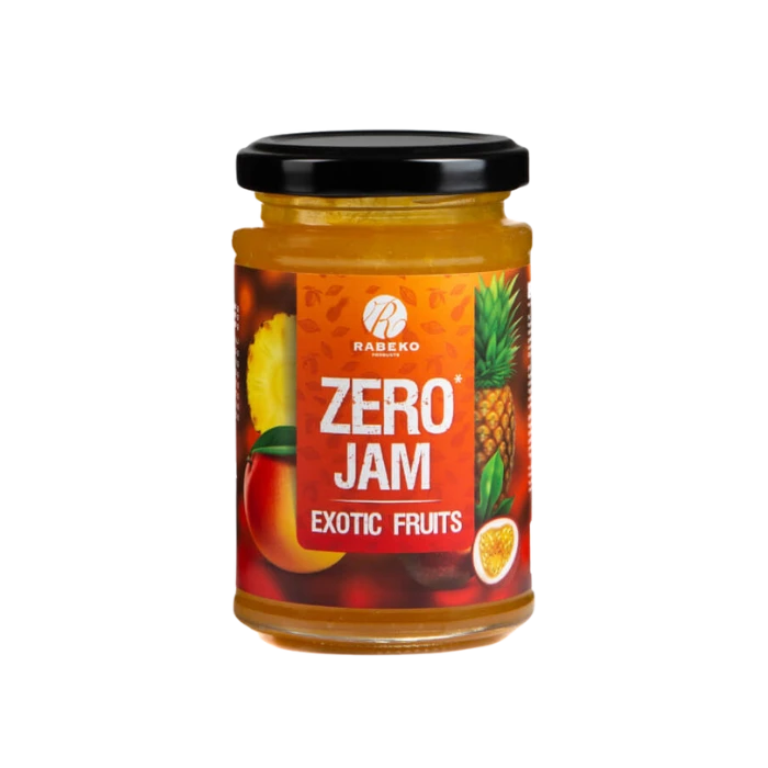 Confiture Exotic Zéro Rabeko 225g - Sans Sucre, Sans Calories