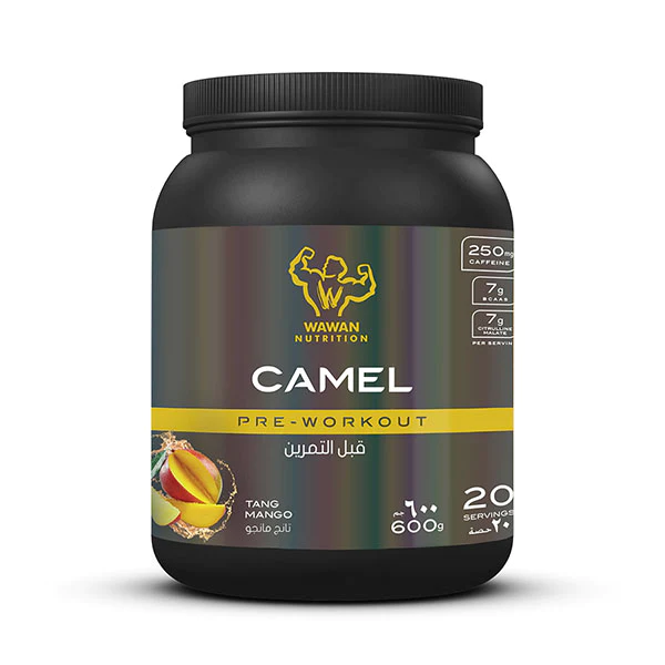 Wawan Nutrition, Pre-Workout, Camel, 600g, Tang Mango