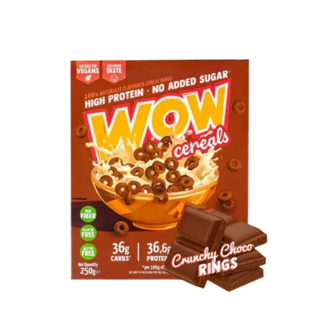 Wow Cereal - Cereals protéinées Saveur Chocolat - 250g