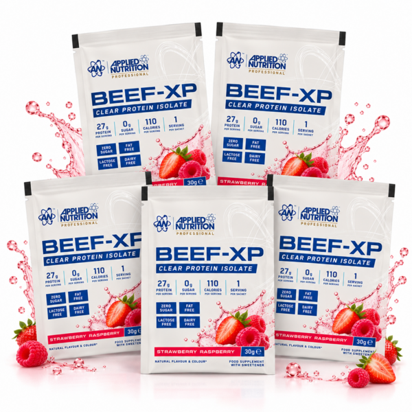 PACK CLEAR BEEF PROTEIN ISOLATE STRAWBERRY RASPBERRY 30G | 1 SERVINGS
