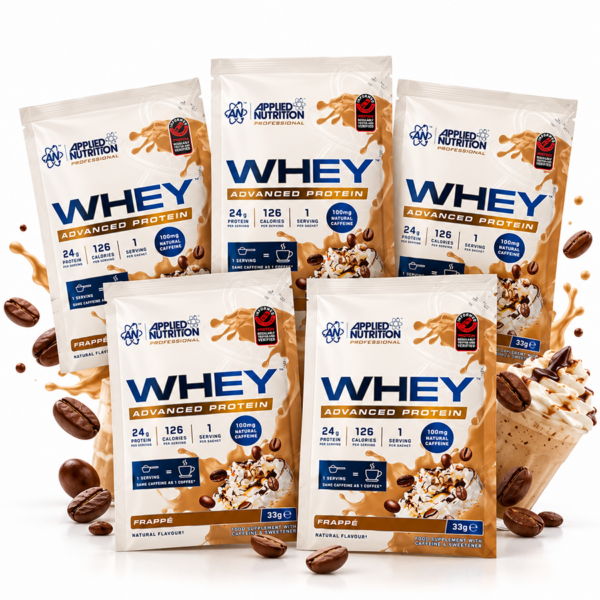 PACK CRITICAL WHEY FRAPPE AVEC CAFFEINE , APPLIED NUTRITION 33G | 1 SERVING
