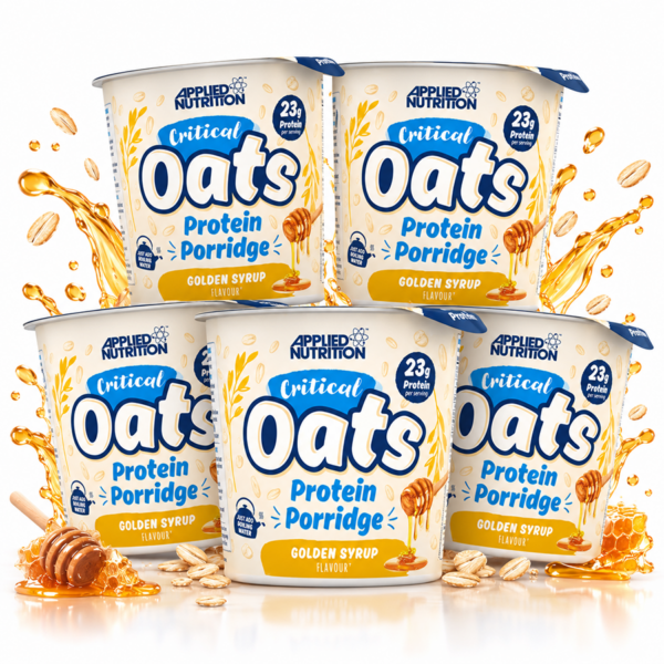 PACK CRITICAL OATS PROTEIN  PORRIDGE POTS GOLDEN SIROP
