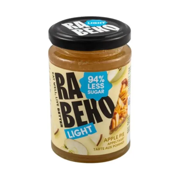 Rabeko Zero Jam Apple Pie Sans Sucre et Sans Calories 425 g