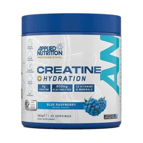 Applied Nutrition, Creatine + Hydration, 5g Creatine, 800mg Électrolytes, 12 Vitamines & Minéraux