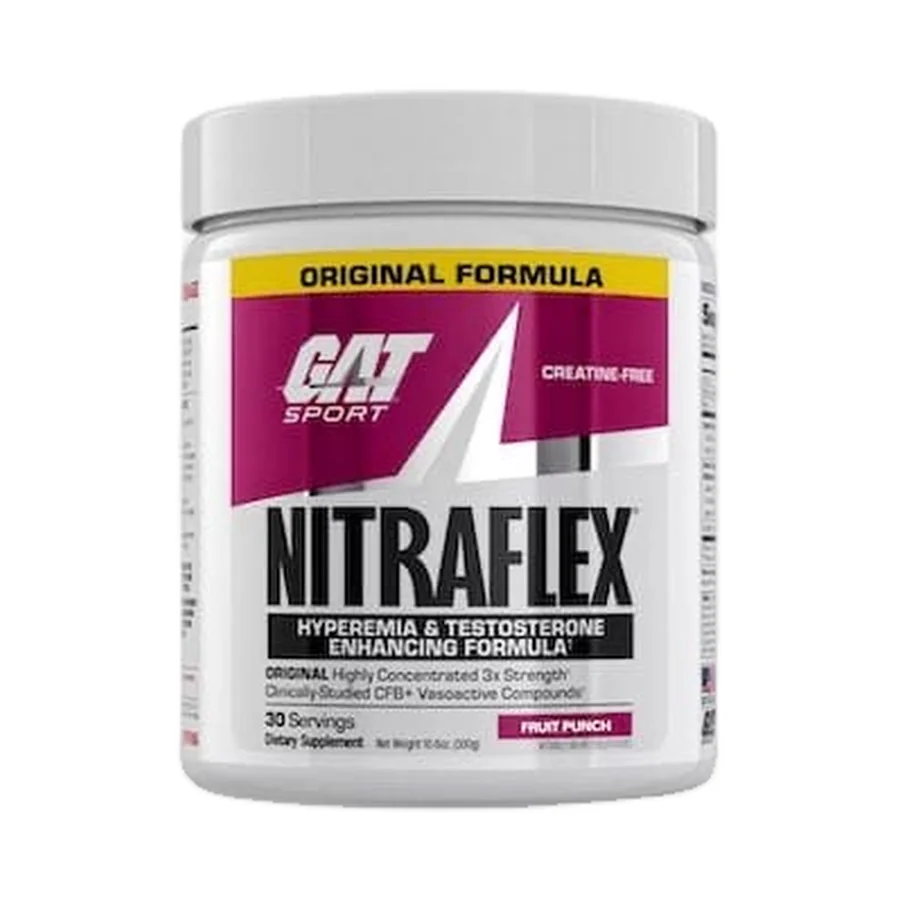 GAT SPORT, NITRAFLEX, PRE WORKOUT 30 SERVINGS, WATERMELON