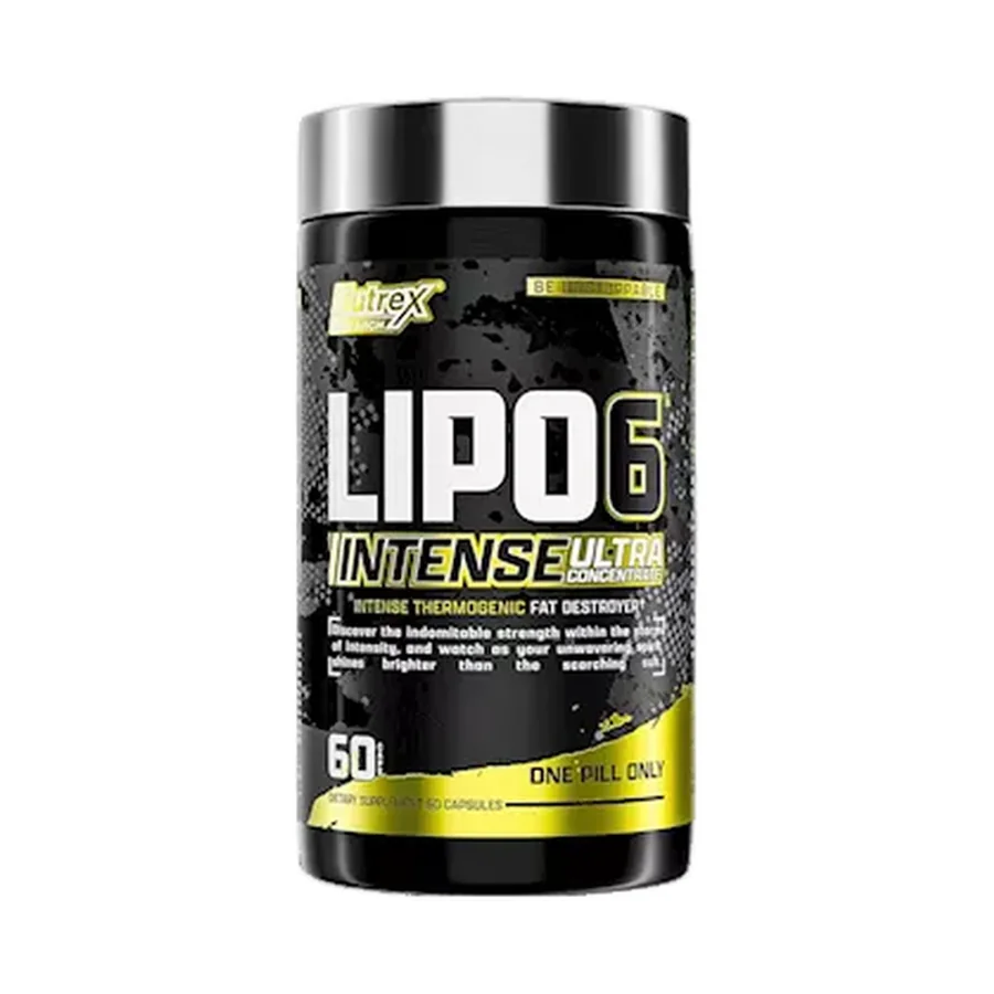 NUTREX RESERACH, Lipo 6, Intense, Ultra Concentrate, 60 Caps