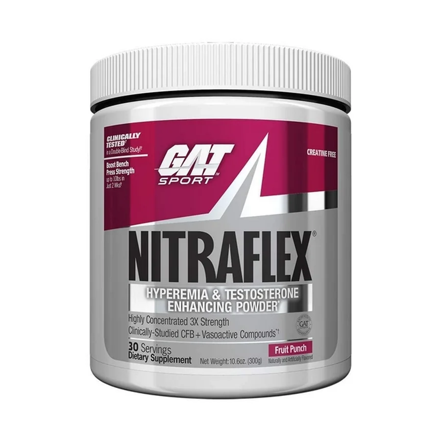GAT, NitraFlex, Advanced Pre-Workout, Vasodilatateur, 300 gr