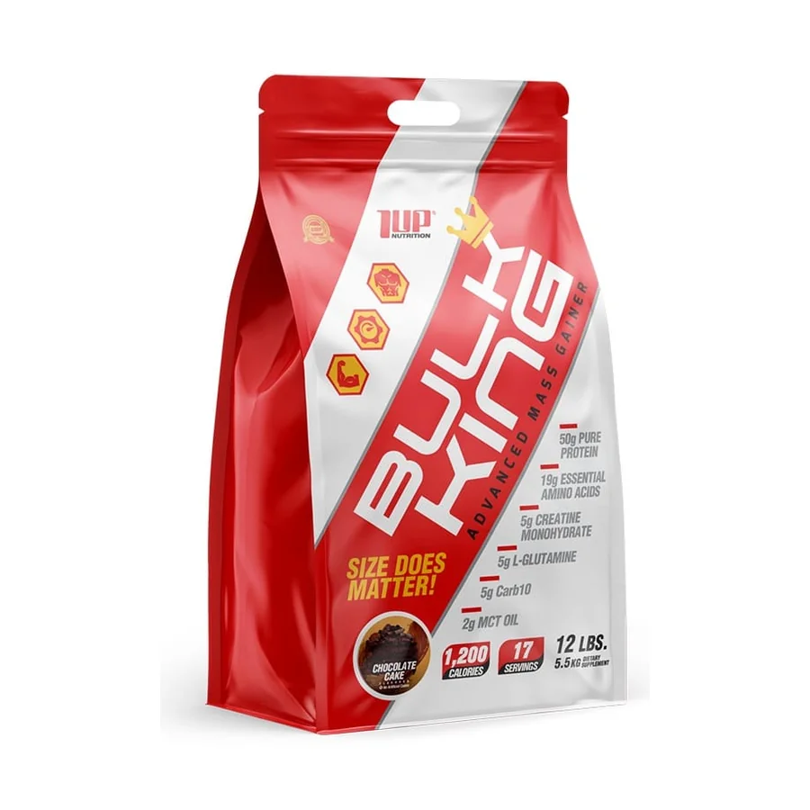 1up Nutrition, Bulk King, Mass Gainer Premium, 5,5 Kg.
