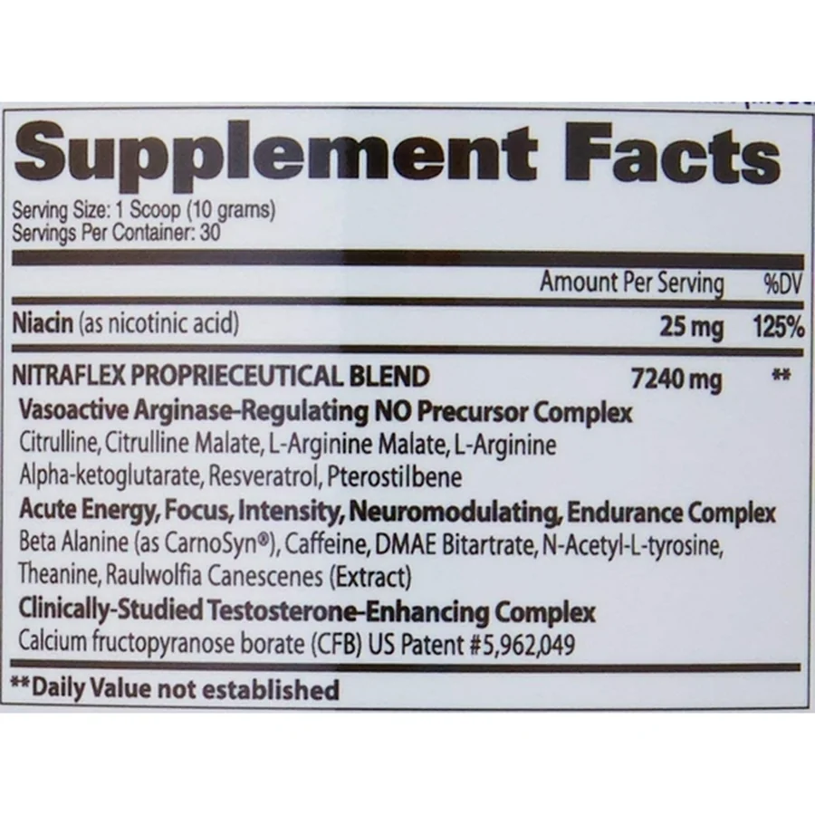 GAT, NitraFlex, Advanced Pre-Workout, Vasodilator, 300 g
