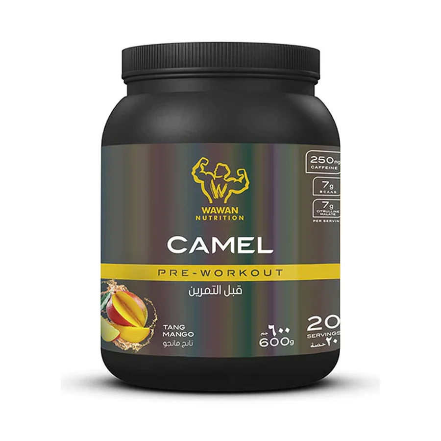 Wawan Nutrition, Pre-Workout, Camel, 600g, Tang Mango